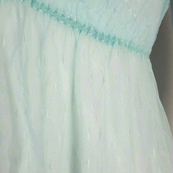 HELD Vintage 70's Gilligan & O'Malley Light Blue Lingerie Nightgown - Picture 6 of 7